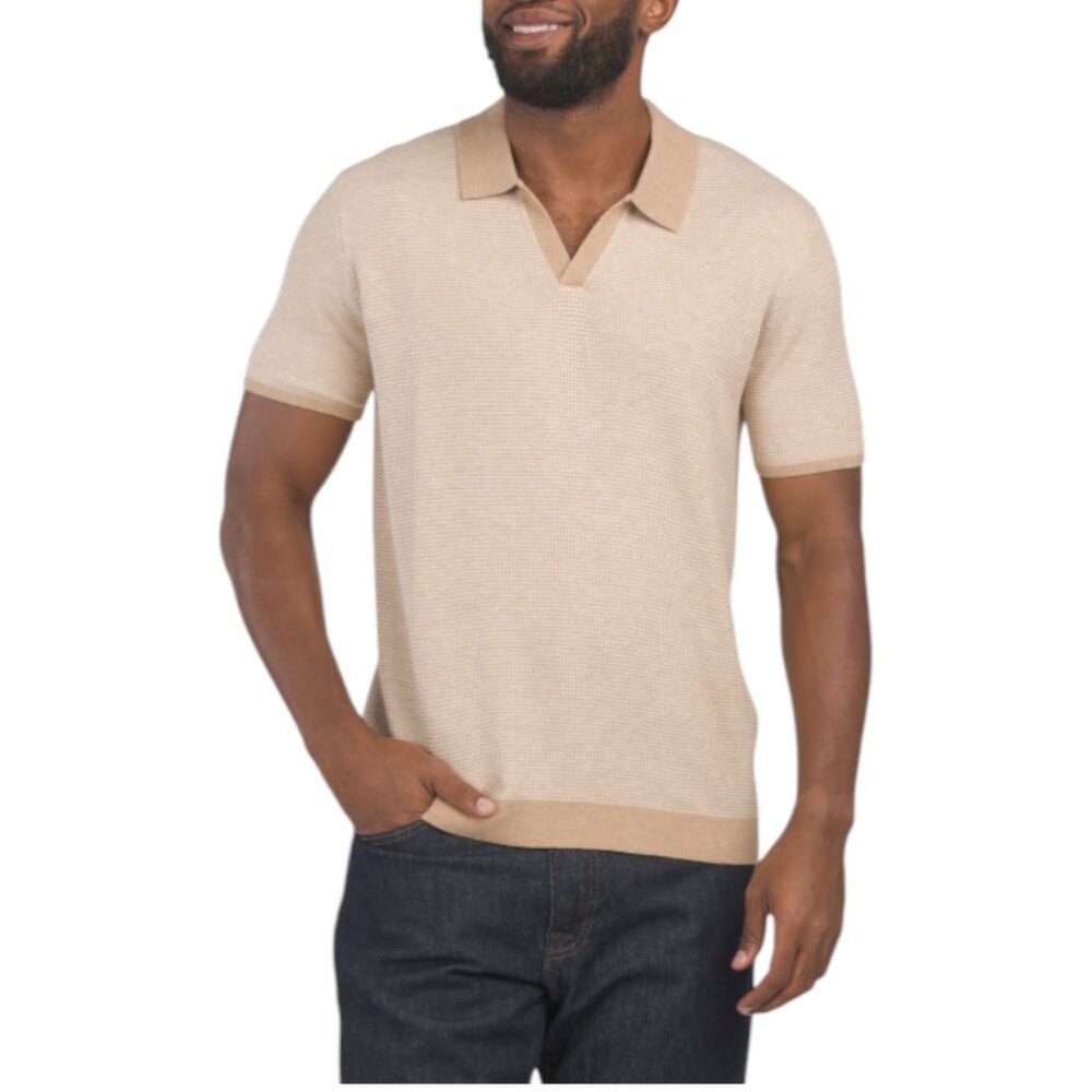 MARINE LAYER Merino Wool Blend Liam Sweater Polo